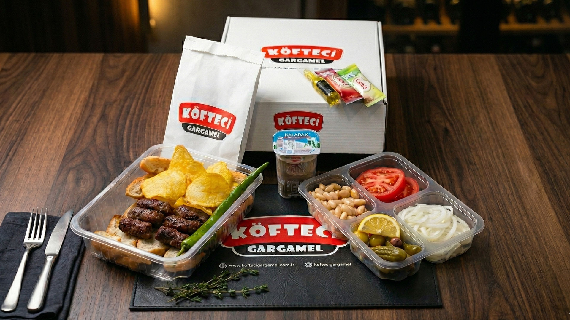 Izgara Köfte Porsiyon - Izgara Köfte Sofrası