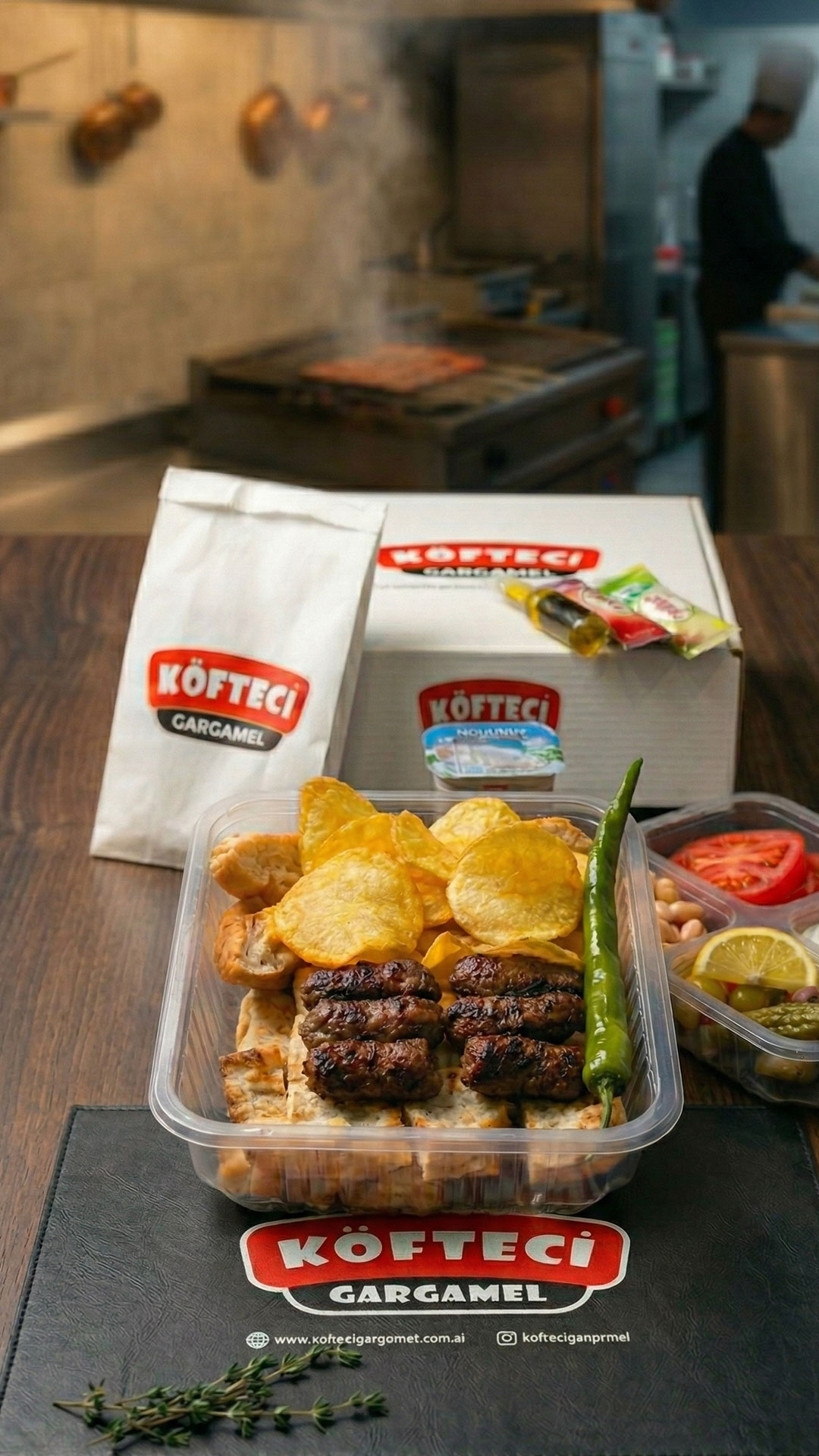 Izgara Köfte Porsiyon - Izgara Köfte Sofrası