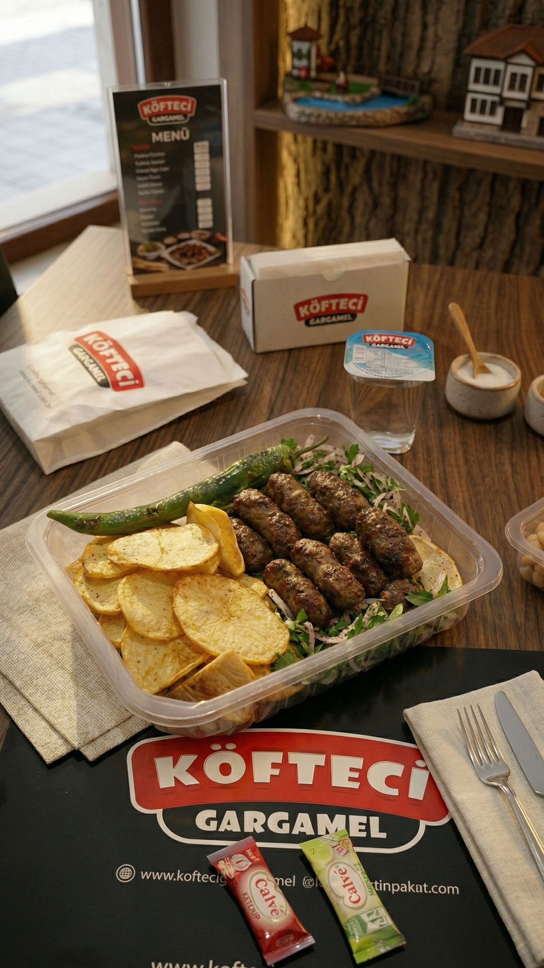 Köfteci Gargamel 1,5 Porsiyon Izgara Köfte