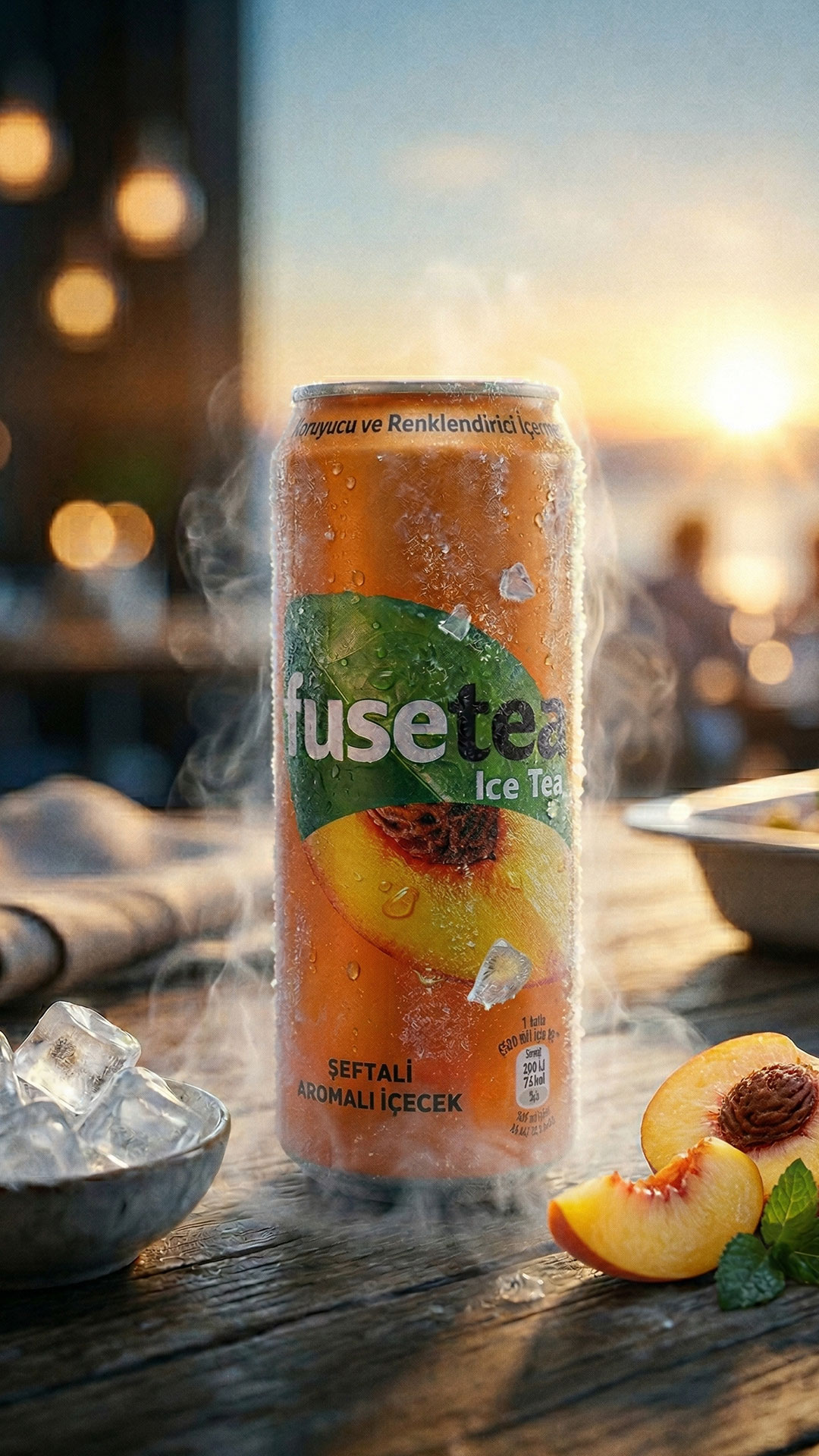 Fusetea Şeftali Ice Tea Kutu 330 ml